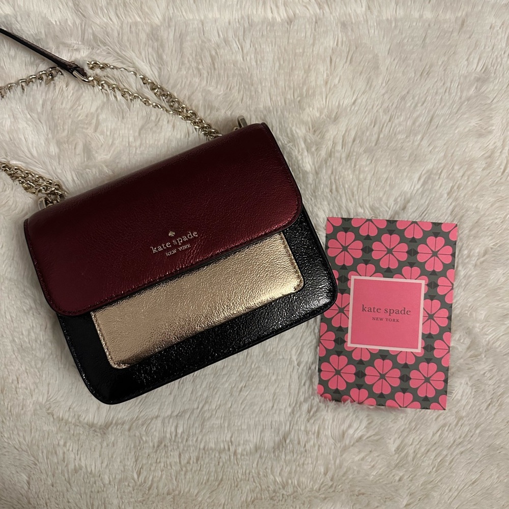 Kate Spade Black and Gold Women's Bag
